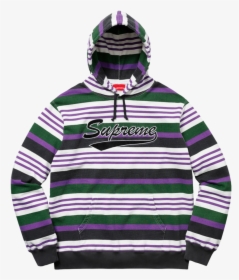 Supreme Hoodie Green And Purple, HD Png Download, Free Download