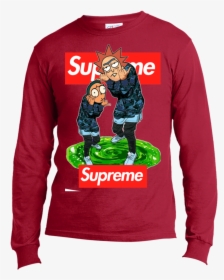 [2019] Official Supreme Rick And Morty Shirt, Sweater - Las Vegas Raiders T Shirt, HD Png Download, Free Download