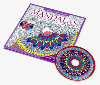 Color With Music Mandalas Adult Coloring Book - Mandalas Adult Coloring Book, HD Png Download, Free Download