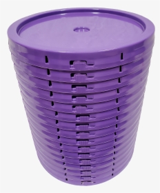 Purple Plastic Lid With Gasket And Tear Tab Fits, HD Png Download, Free Download