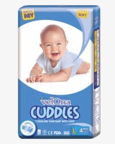 Velona Cuddles Classic Baby Diaper - Velona Cuddles Small Size, HD Png Download, Free Download