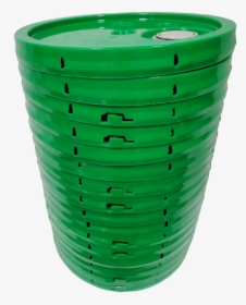 Green Plastic Lid With Gasket, Tear Tab And Rieke Spout - Plastic, HD Png Download, Free Download