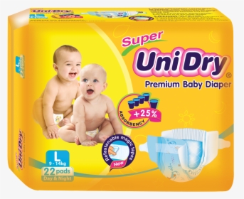 Super Unidry Premium Baby Diapers High Quality Good - Diaper, HD Png Download, Free Download