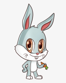 Drawing Bunnies Looney Tunes - Bugs Bunny Chibi, HD Png Download, Free Download