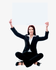 Png Corporate Women Sitting, Transparent Png, Free Download