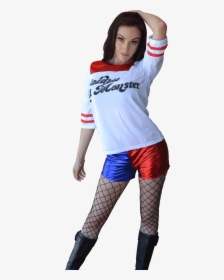 Harley Quinn Costume"  Class="lazyload Lazyload Fade - Tights, HD Png Download, Free Download