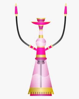 Magenta,tobacco Pipe,hookah - Hookah Pipes Transparent Clipart, HD Png Download, Free Download