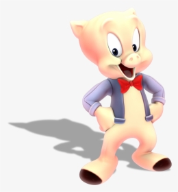 A Model Of Porky Pig From The Looney Tunes - Porky Pig, HD Png Download, Free Download