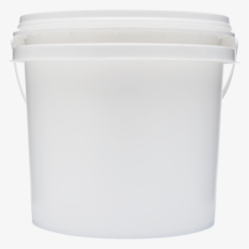 Empty 3 Gallon Bucket W/ Lid - White Bucket With Cover Png, Transparent Png, Free Download