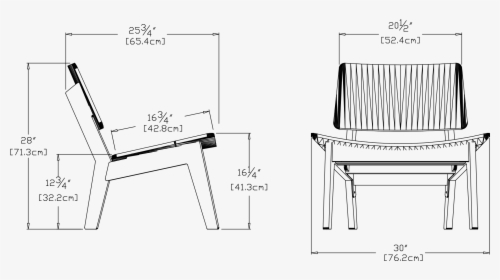 Angle Lounge Chair Dimensions, HD Png Download, Free Download