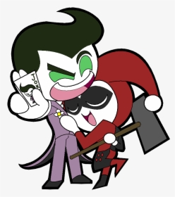 Easy Free On Dumielauxepices Net Ⓒ - Cartoon Harley Quinn And Joker, HD Png Download, Free Download