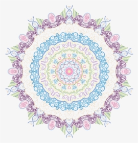 Colored 10-sliced Mandala - Circle, HD Png Download, Free Download