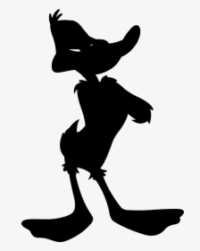 Daffy Duck Tweety Bugs Bunny Looney Tunes Porky Pig - Daffy Duck Silhouette, HD Png Download, Free Download