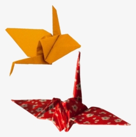 #moodboard #polyvore #polyvorepng #png #oragami #birds - Crane Origami Paper Png, Transparent Png, Free Download