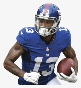 Clip Art Odell Beckham Jr Football Gloves - American Football Players Png, Transparent Png, Free Download