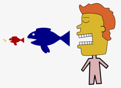 Fish Eating Northern Pike Clip Art - Fish Eating Cartoon Gif, HD Png Download, Free Download