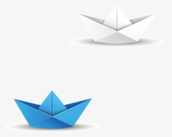 Clip Art Origami Paper Boat - Origami, HD Png Download, Free Download