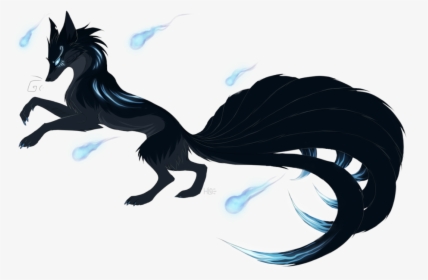 Black Nine Tailed Fox, HD Png Download, Free Download