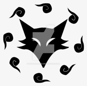 Nine-tailed Fox Kitsune Mon Symbol Crest - Nine Tailed Fox Symbol, HD Png Download, Free Download