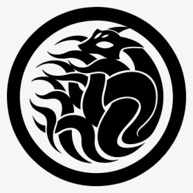 Scp Containment Breach Nine-tailed Fox Black And White - Nine Tailed Fox Symbol, HD Png Download, Free Download