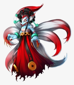 New Monster Nine-tailed Fox Hongryeon - Grand Chase Gumiho, HD Png Download, Free Download