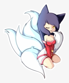 Ahri By Disturbedface-d9niwju - League Of Legends Ahri Drawing, HD Png Download, Free Download