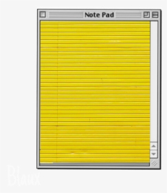 Wumblr Notepad Png - Aesthetic Yellow Png Picsart, Transparent Png, Free Download