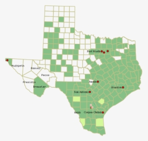 Bluebonnet Oil & Gas - Bald Eagles In Texas Map, HD Png Download, Free Download