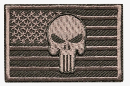 Punisher Flag Patch Tan, HD Png Download, Free Download