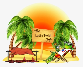 Transparent Mofongo Png - Palm Trees And Beach Clip Art, Png Download, Free Download