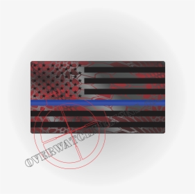 Thin Blue Line Flag - Optical Fiber Cable, HD Png Download, Free Download