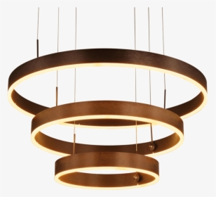 Light Luxury Chandelier Gold Ring Chandelier Living - Ceiling Fixture, HD Png Download, Free Download