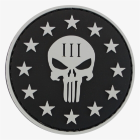 Punisher Skull 3 Percenter, HD Png Download, Free Download