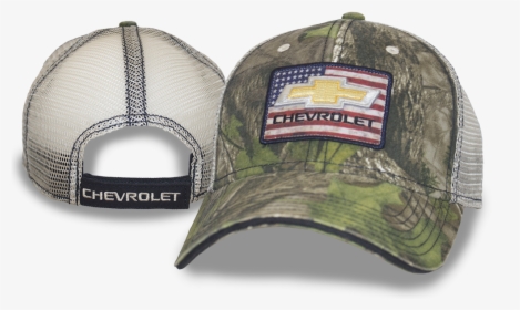 Camo Hat American Flag Gold Bowtie Chevrolet Patch - Chevrolet, HD Png Download, Free Download