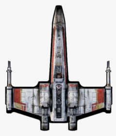 X Wing Png - Star Wars X Wing Top View, Transparent Png, Free Download