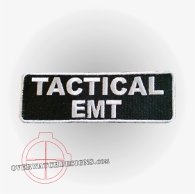 Embroidered Emt Patch - Label, HD Png Download, Free Download