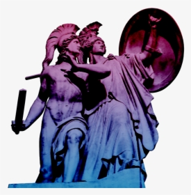 Vintage Statue Vaporwave Aesthetic - Greek God Statues Png, Transparent Png, Free Download