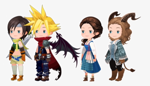 Kingdom Hearts X Beauty And The Beast, HD Png Download, Free Download