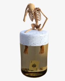 Skeleton Glass Addiction Free Picture - Scorpion, HD Png Download, Free Download