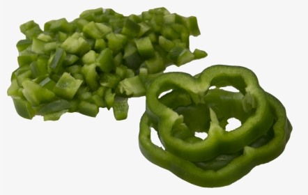 Transparent Bell Pepper Png - Chopped Green Bell Pepper, Png Download, Free Download