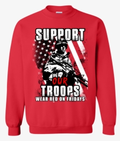 Red Shirt Friday - Support Troops Red Shirt Fridays, HD Png Download, Free Download