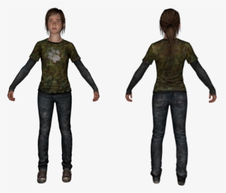 Download Zip Archive - Ellie The Last Of Us Model, HD Png Download, Free Download