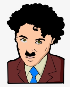 Clipart Face Cowboy - Png Charlie Chaplin Face, Transparent Png, Free Download