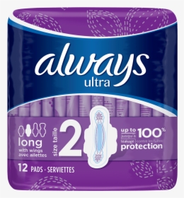 Always Ultra Long Sanitary Towels Wings, HD Png Download, Free Download