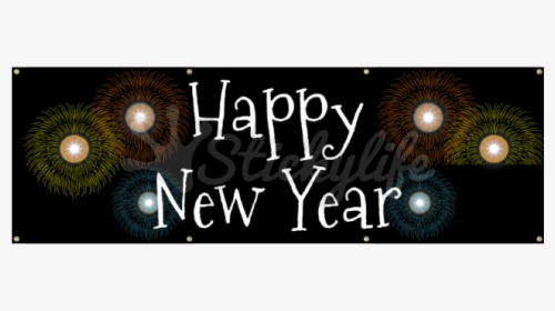 Happy New Year Banner Png, Transparent Png, Free Download