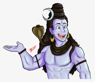 Shiva Kanwar Yatra Drawing Cartoon, HD Png Download, Free Download