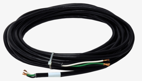 28 Ft Black Power Cord, HD Png Download, Free Download
