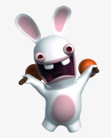 Rabbid Holding 2 Toilet Plugs, HD Png Download, Free Download