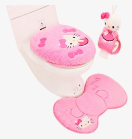 Cute Toilet Seat Home Toilet Set Three-piece European, HD Png Download, Free Download