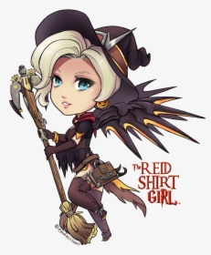 Overwatch Witch Mercy Anime, HD Png Download, Free Download